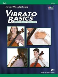 Vibrato Basics Cello string method book cover